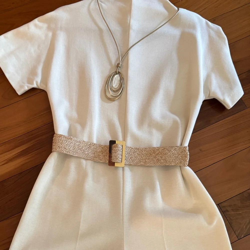 Elegant Cream Jumpsuit by ZARA - Picture 3 of 16